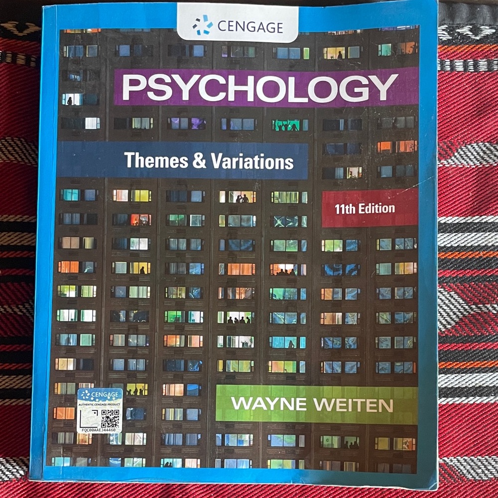 Cengage Psychology Themes & Variations Textbook 11th Edition